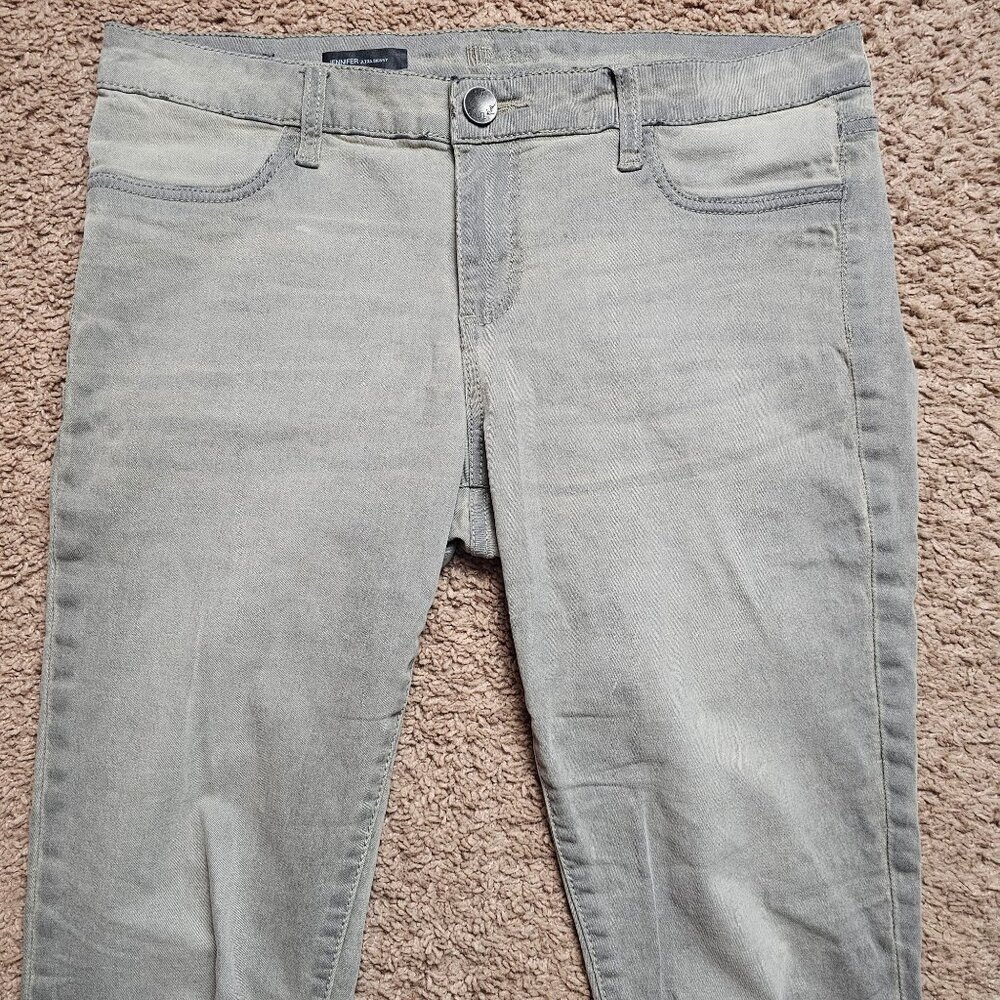 Kut From The Kloth Jeans Womens 8 Gray Jennifer Ultra Skinny Denim Stretch - Picture 3 of 8